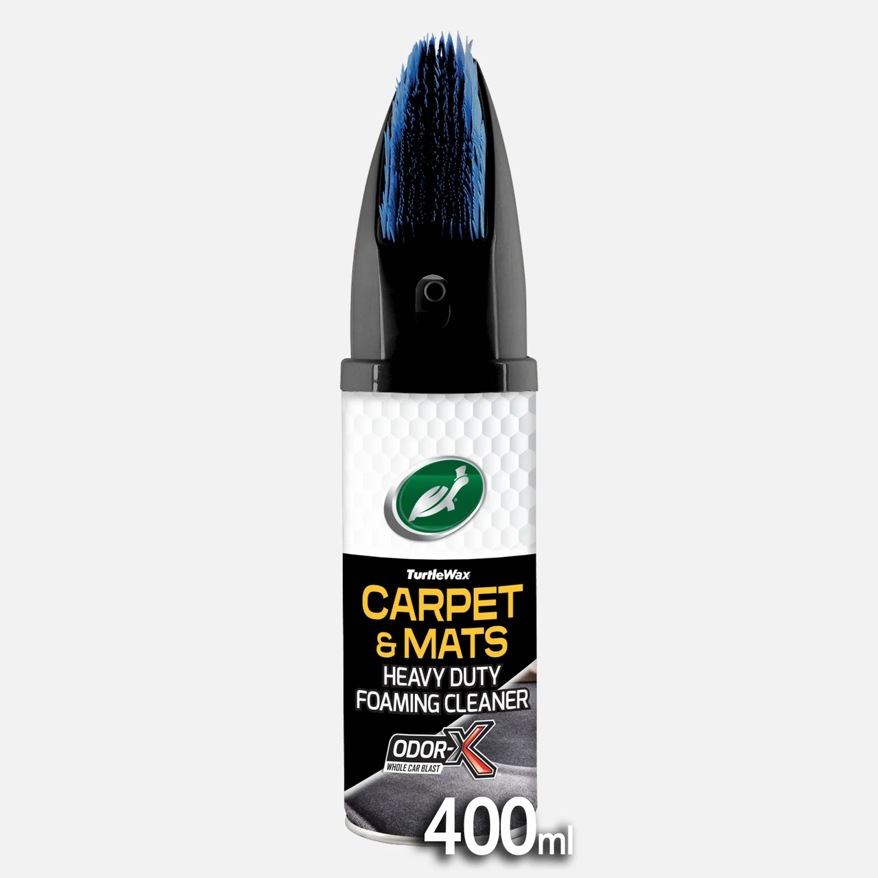 Очиститель пенный ковриков и ковров со щеткой Turtle Wax Power Out Carpet & Mats 400 мл (52894)