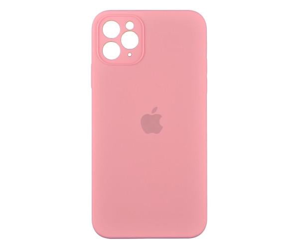 Чехол-накладка Silicone Case Square Full Camera для Apple iPhone 11 Pro Max 06.Light pink