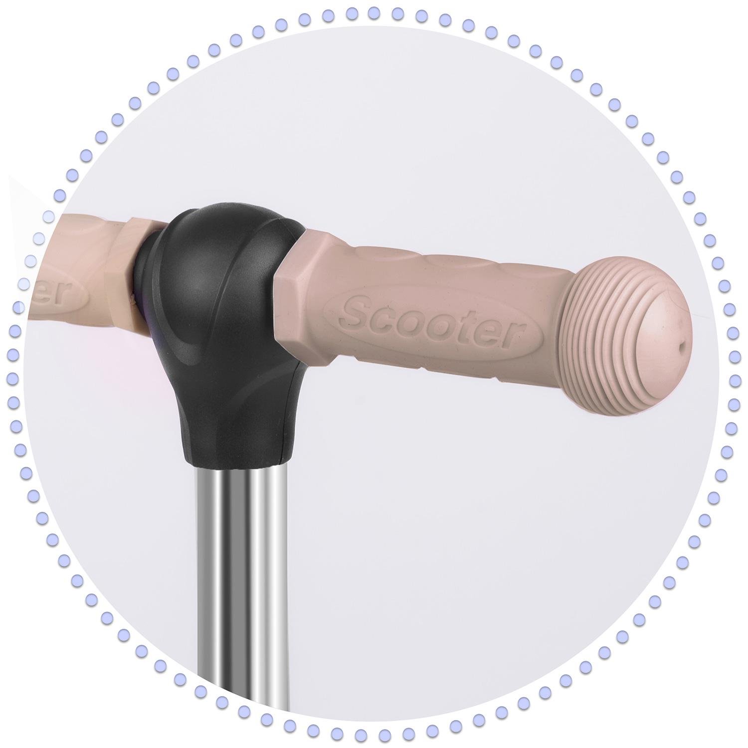 Самокат детский трехколесный Ricokids Todi Бежевый (446679) - фото 3 Самокат детский трехколесный Ricokids Todi Бежевый (446679) - фото 3