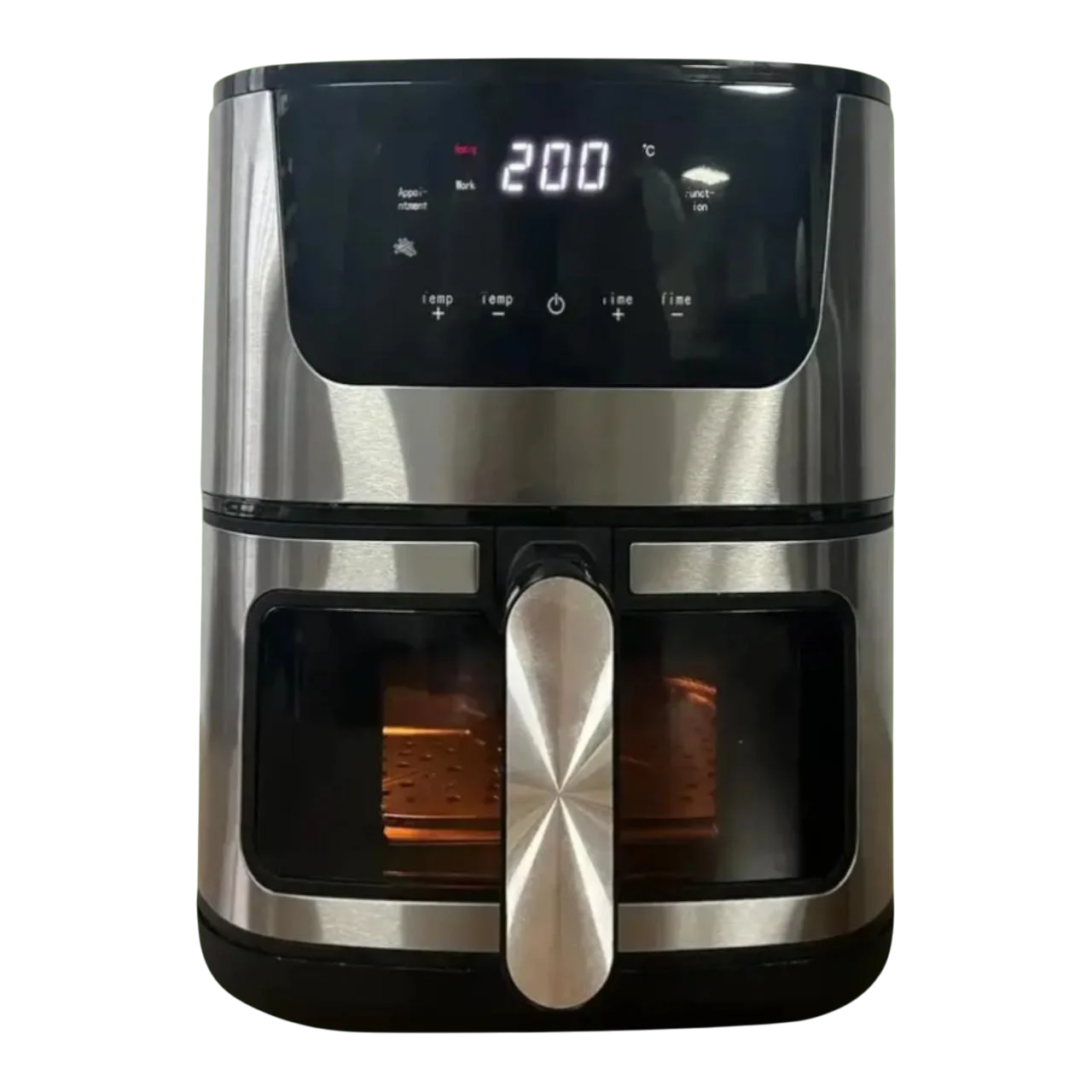 Аэрофритюрница Zepline ZP‑092 с дисплеем на 8 программ 3000 Вт 8 л (є138)