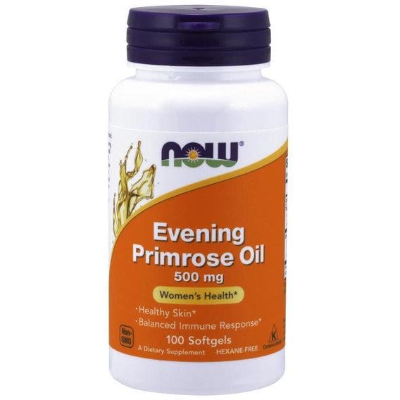 Масло вечерней примулы NOW Foods Evening Primrose Oil 500 мг 100 Softgels