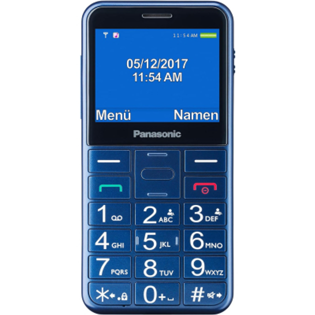 Мобильный телефон Panasonic 1 SIM 1400 mAh Blue (KX-TU155EXCN)