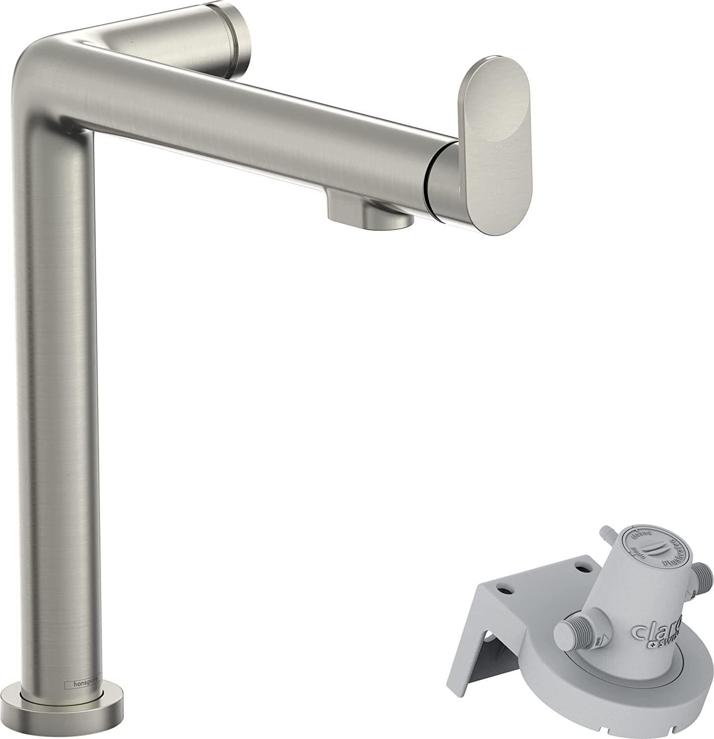 Cмеситель для кухни Hansgrohe Aqittura M91 76804800 на две воды Сатин (160279) - фото 3