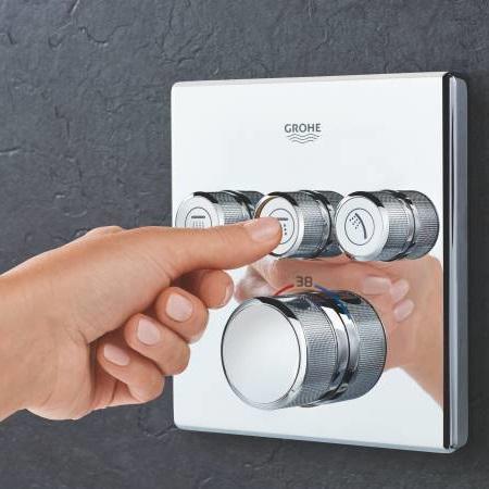ᐉ Термостат для душа скрытого монтажа Grohe Grohtherm SmartControl с ...