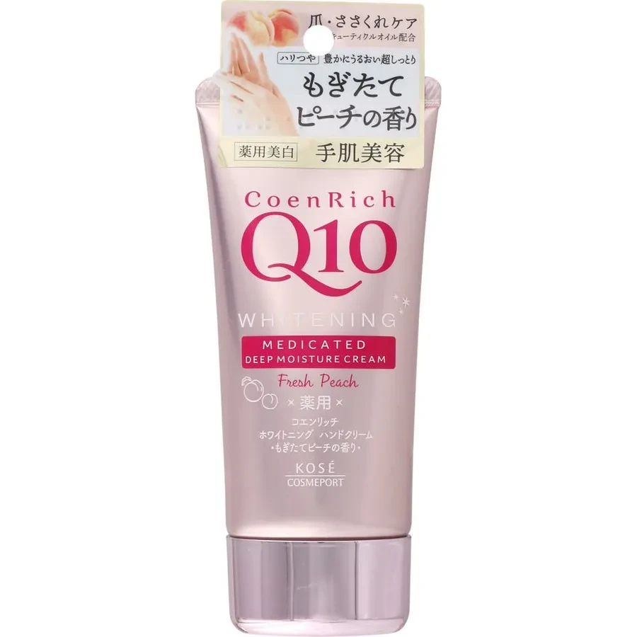Крем для рук Coenrich Q10 Whitening Medicated Cream увлажняющий и отбеливающий 80 г (394481) Крем для рук Coenrich Q10 Whitening Medicated Cream увлажняющий и отбеливающий 80 г (394481)