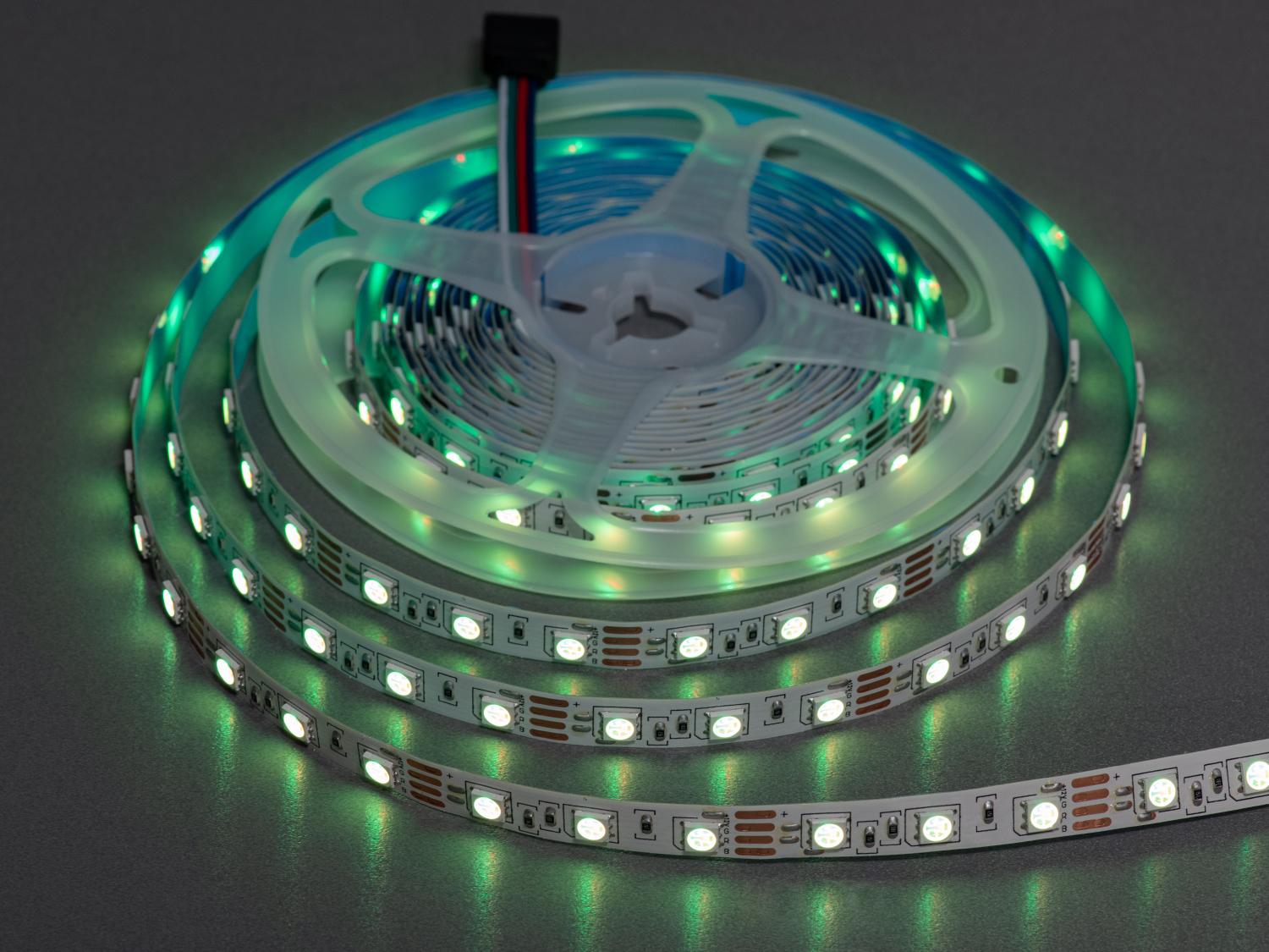 Світлодіодна стрічка 12 В 60 діодів на метр 10 мм RGB (P12-5050-60-RGB-20-10) - фото 4 Світлодіодна стрічка 12 В 60 діодів на метр 10 мм RGB (P12-5050-60-RGB-20-10) - фото 4