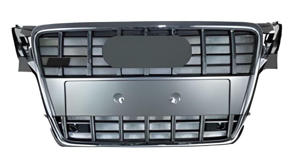 Решетка передняя GT Tuning для Audi A4 RS-Style B8 2007-2015 гг. пластик Серый (26690725)