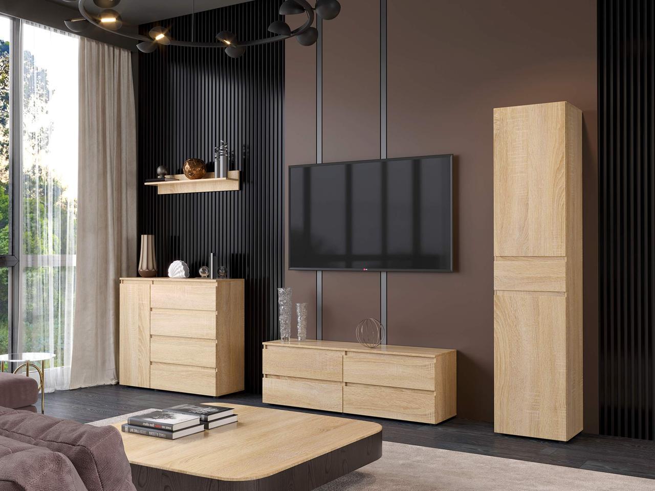 Вітальня Еверест Лайт-2 Дуб сонома (ЕВ20814.03) - фото 1 Вітальня Еверест Лайт-2 Дуб сонома (ЕВ20814.03) - фото 1