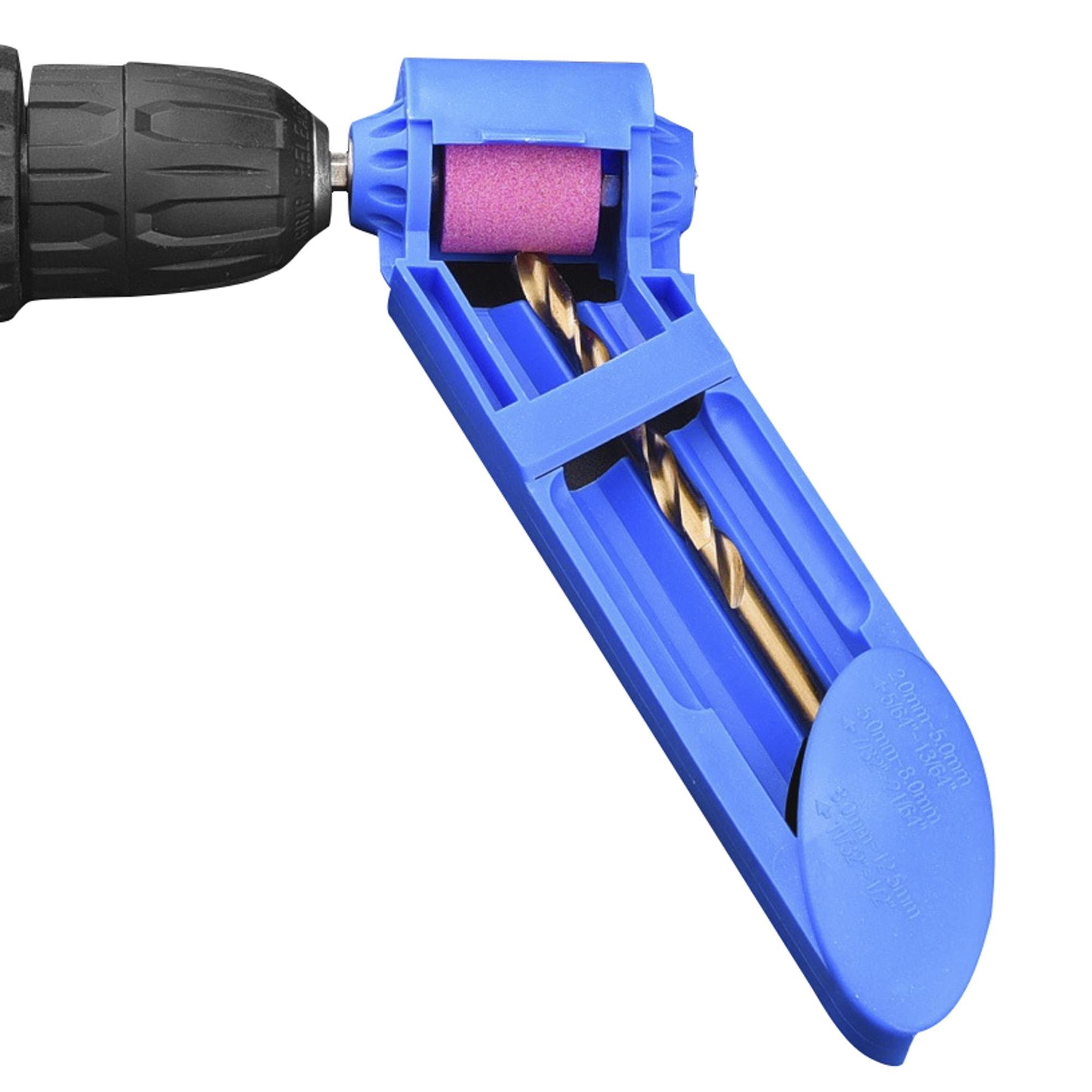 Насадка для заточки сверл на дрель и шуруповерт 2-12,5 мм Синий (287415)