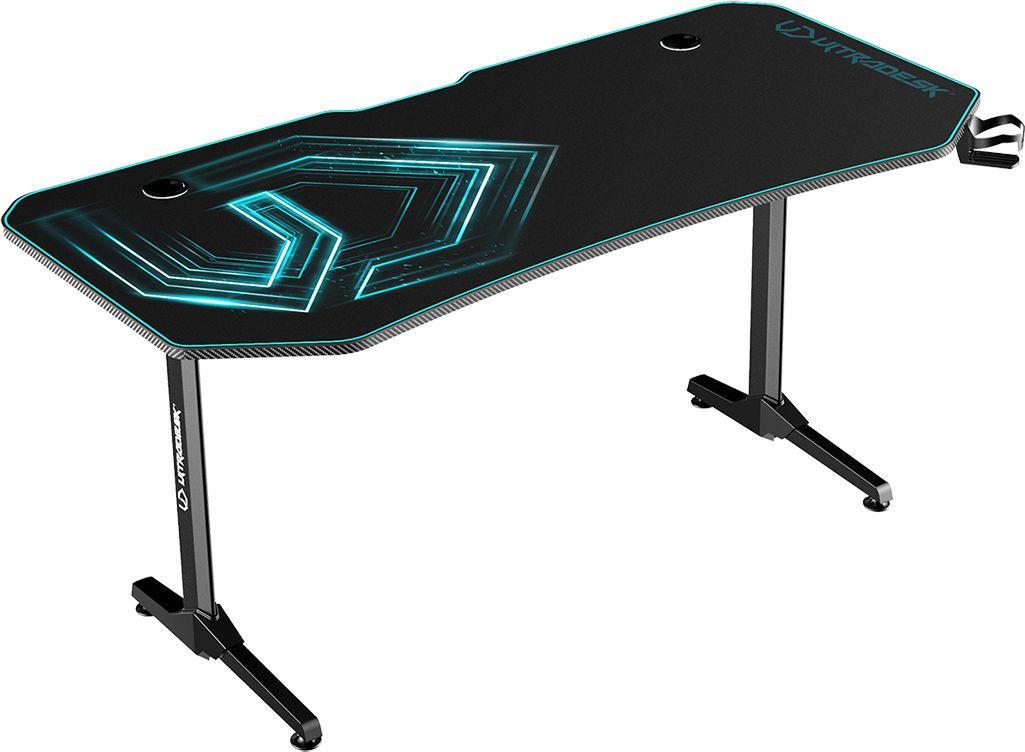Комп'ютерний стіл для геймера Ultradesk Frag XXL Blue (329275) - фото 4