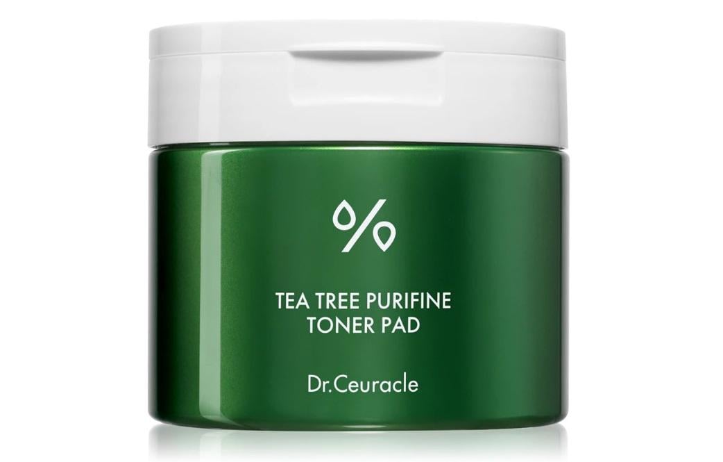 Падающие тонизирующие с экстрактом чайного дерева Dr.Ceuracle Tea Tree Purifine Toner Pad 60 шт.
