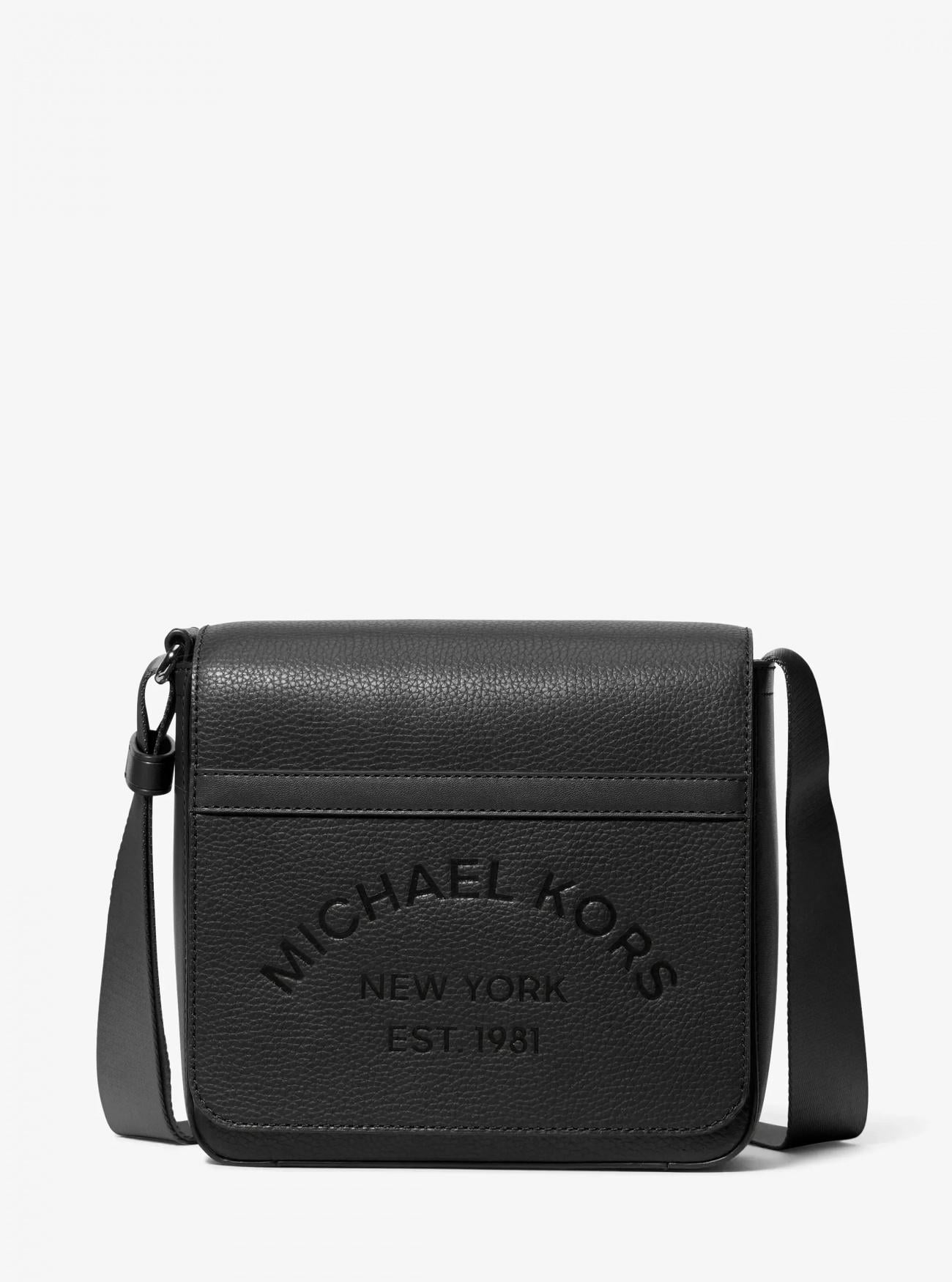 Чоловіча сумка Michael Kors Cooper Pebbled Leather Crossbody Bag (37F6LCOM6L)