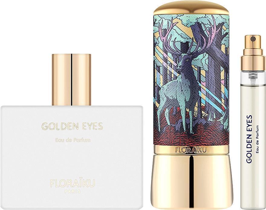 Подарочный набор унисекс Floraiku Golden Eyes парфюмированная вода 50/10 мл (384103)