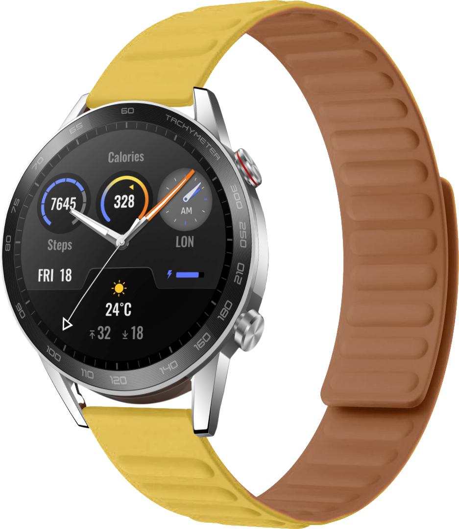 Ремінець Magneter для Honor Magic Watch 2 46 мм Yellow (26645-0A)