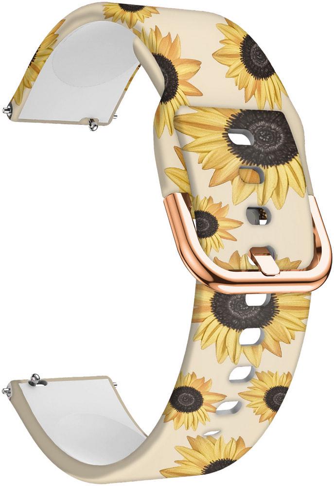 Ремінець силіконовий Colorful для Amazfit Bip Sunflower Powder (37718)