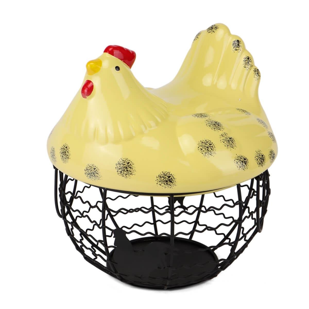 Кошик для яєць Bono Жовта курочка 23 см (8945-004)