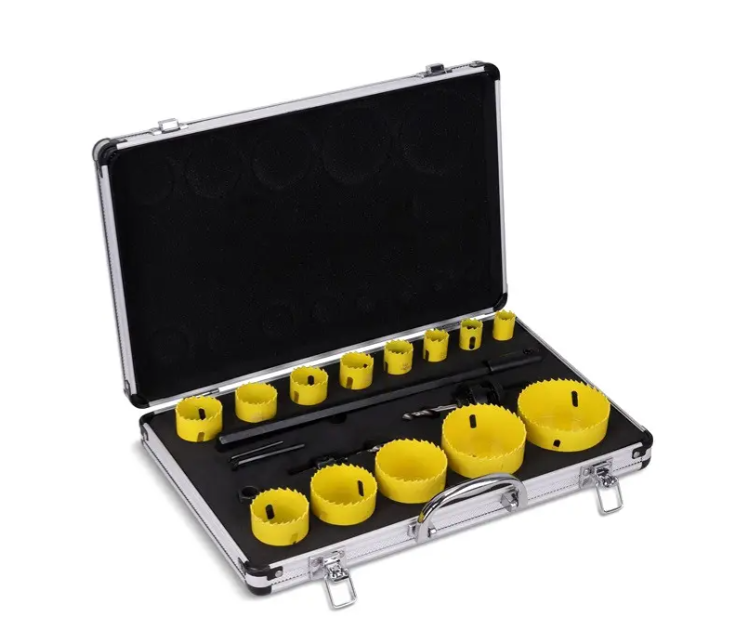 Набор биметаллических коронок BOXER BX496 19 пр. 19-76 мм в кейсе (BX496)