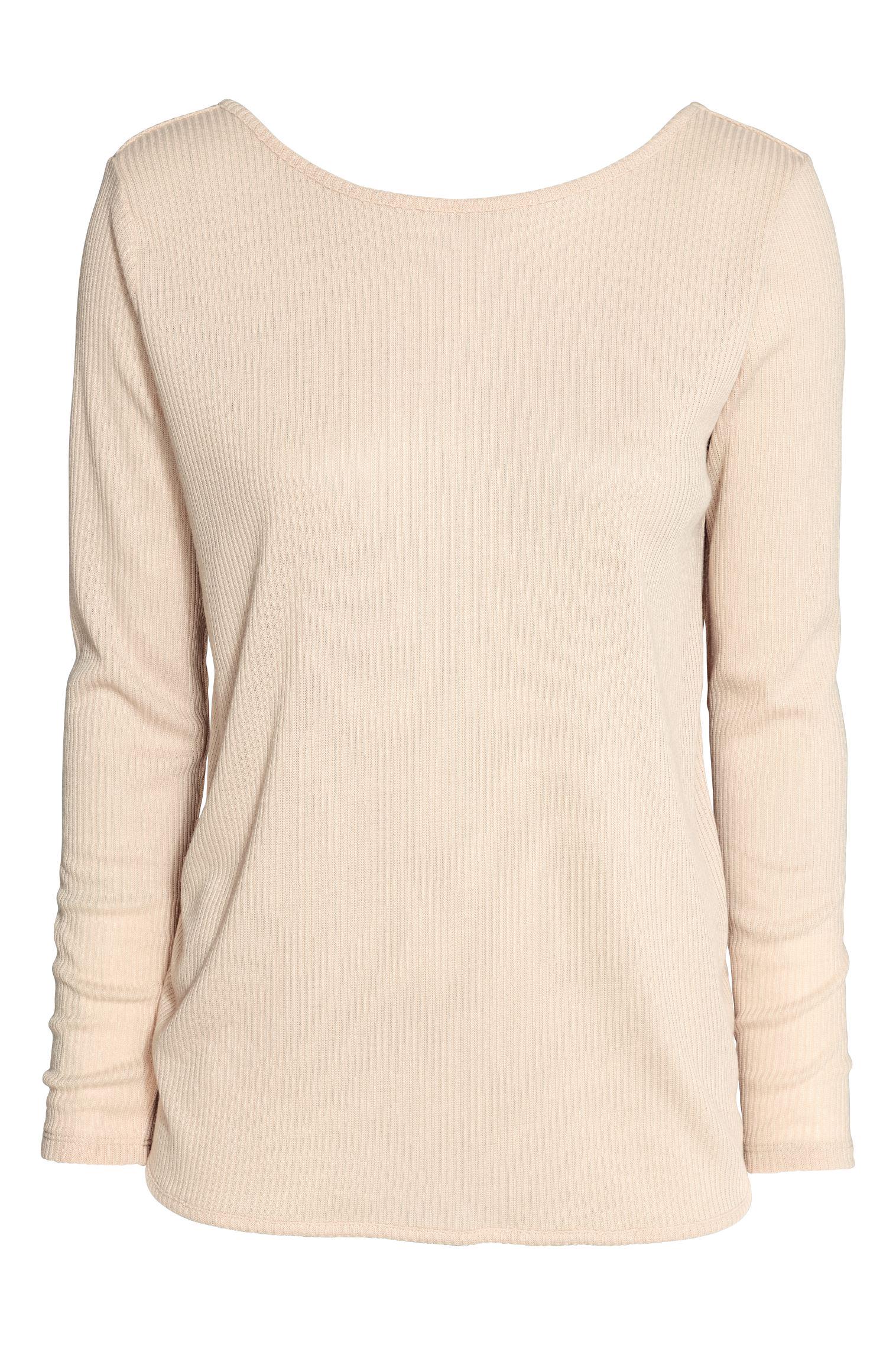 Джемпер H&M L Светло-бежевый (31124867656)