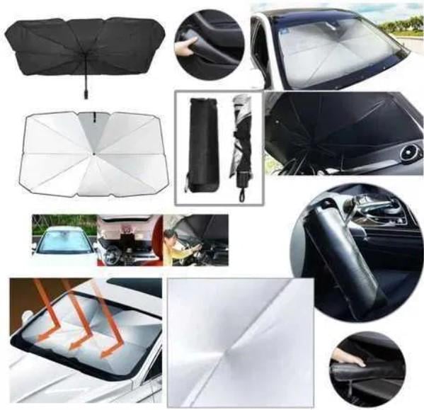 Парасолька автомобільна світловідбивна для захисту від сонця 130х35 см - фото 5 Парасолька автомобільна світловідбивна для захисту від сонця 130х35 см - фото 5