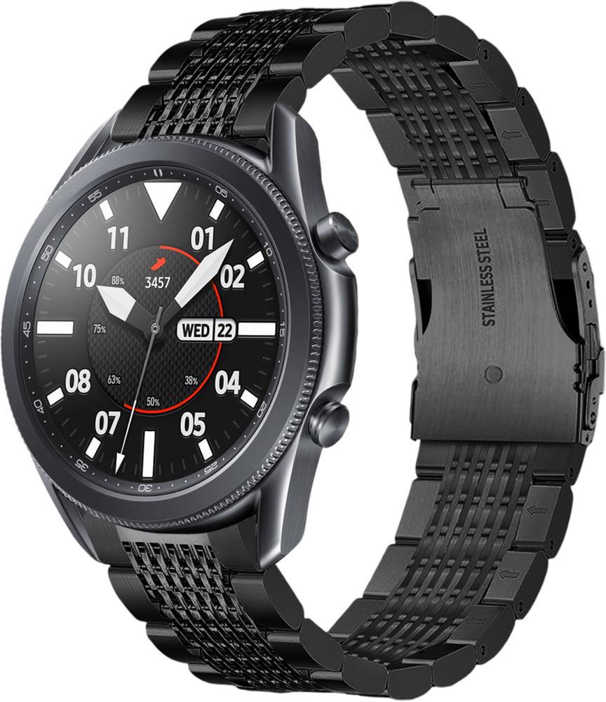 Ремешок металлический Gripix для Samsung Galaxy Watch3 45 мм Black (42049-2B)