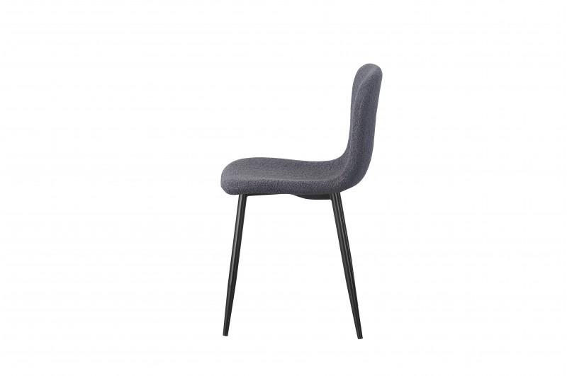 Кухонный стул Мікс Меблі Юкки Черный/Букле темно-серый (26723923) - фото 2