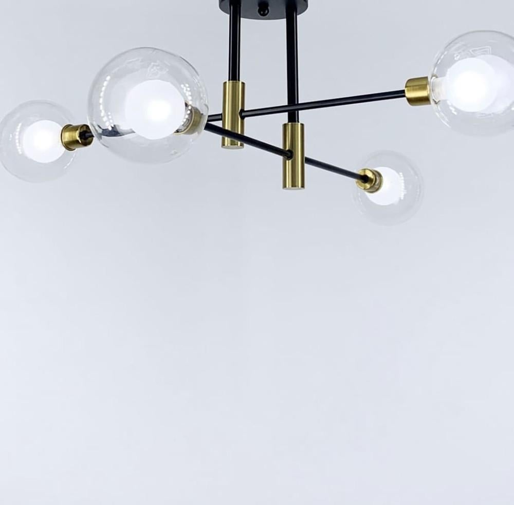 Люстра сучасна з подвійним плафоном на 4 лампи (AOC 18/4) - фото 2 Люстра сучасна з подвійним плафоном на 4 лампи (AOC 18/4) - фото 2