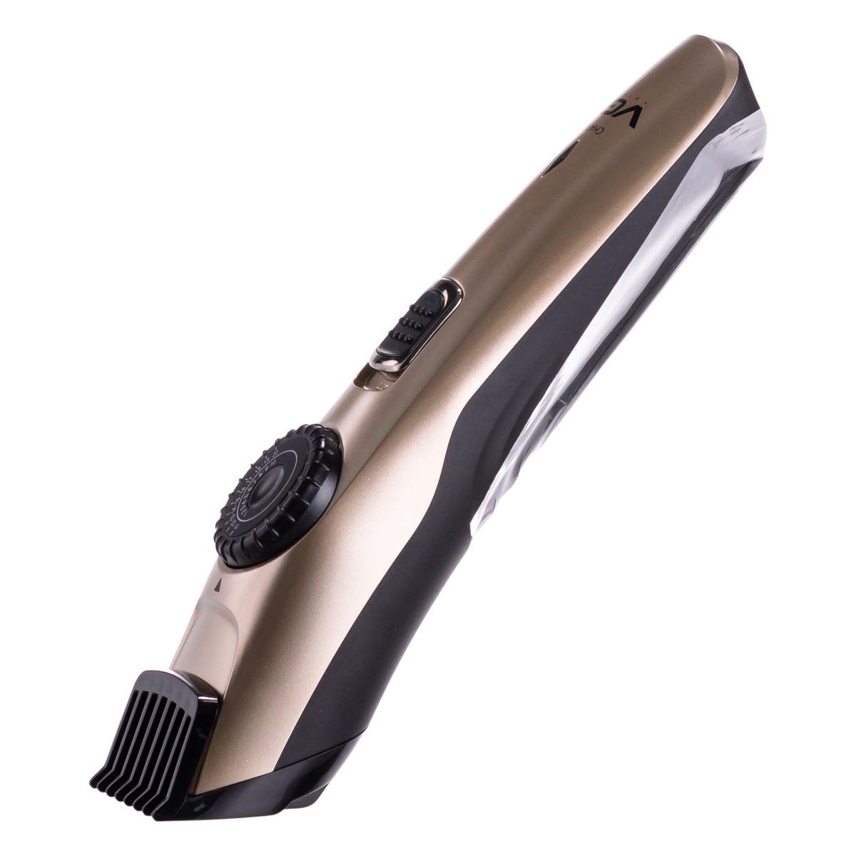 Машинка для стрижки волос и бороды VGR V-031 на аккумуляторе с насадками Золотистый (7356) - фото 6 Машинка для стрижки волос и бороды VGR V-031 на аккумуляторе с насадками Золотистый (7356) - фото 6