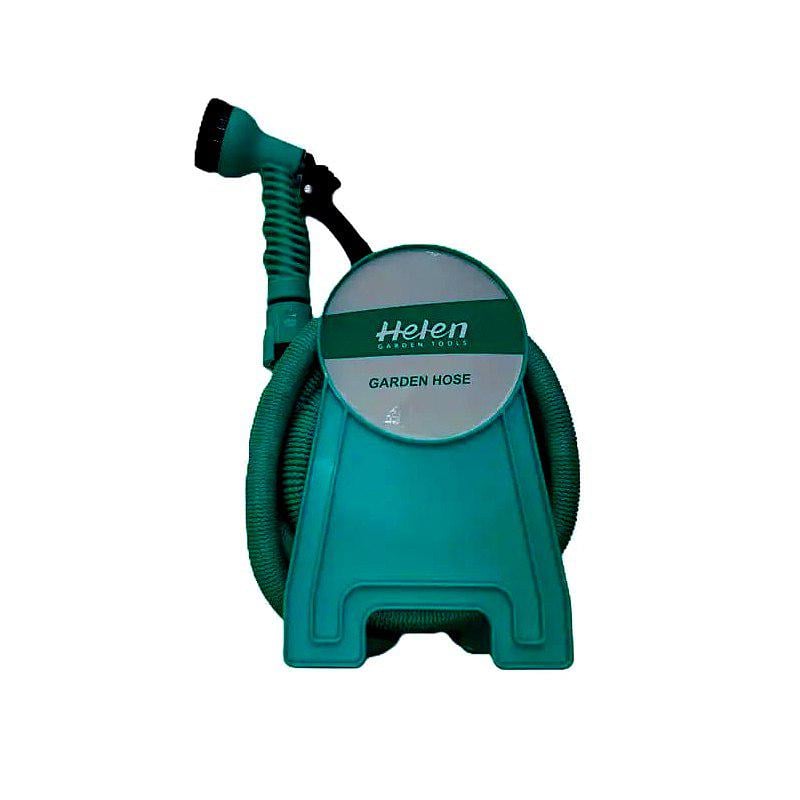 Шланг поливальний Helen Garden Tools з котушкою 10 м з розпилювачем з 7 режимами (3-18-M17090)