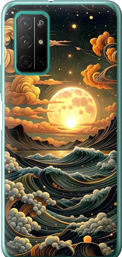 Чехол на Huawei Honor 30S Арт волны (6332u-1897-42517)