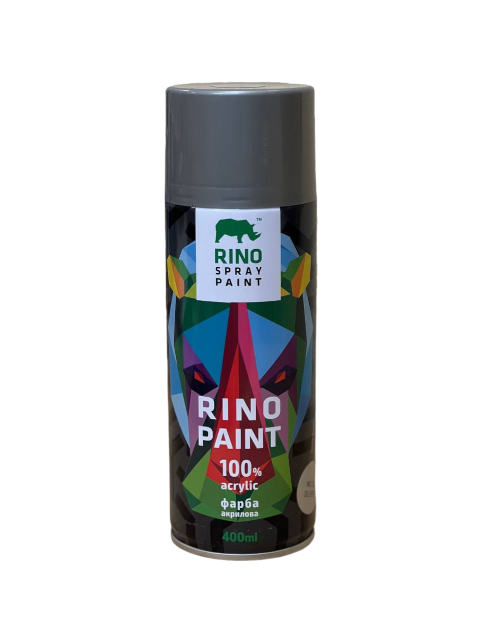 Фарба Rino Spray Paint Metallic Сріблястий (RP-36)