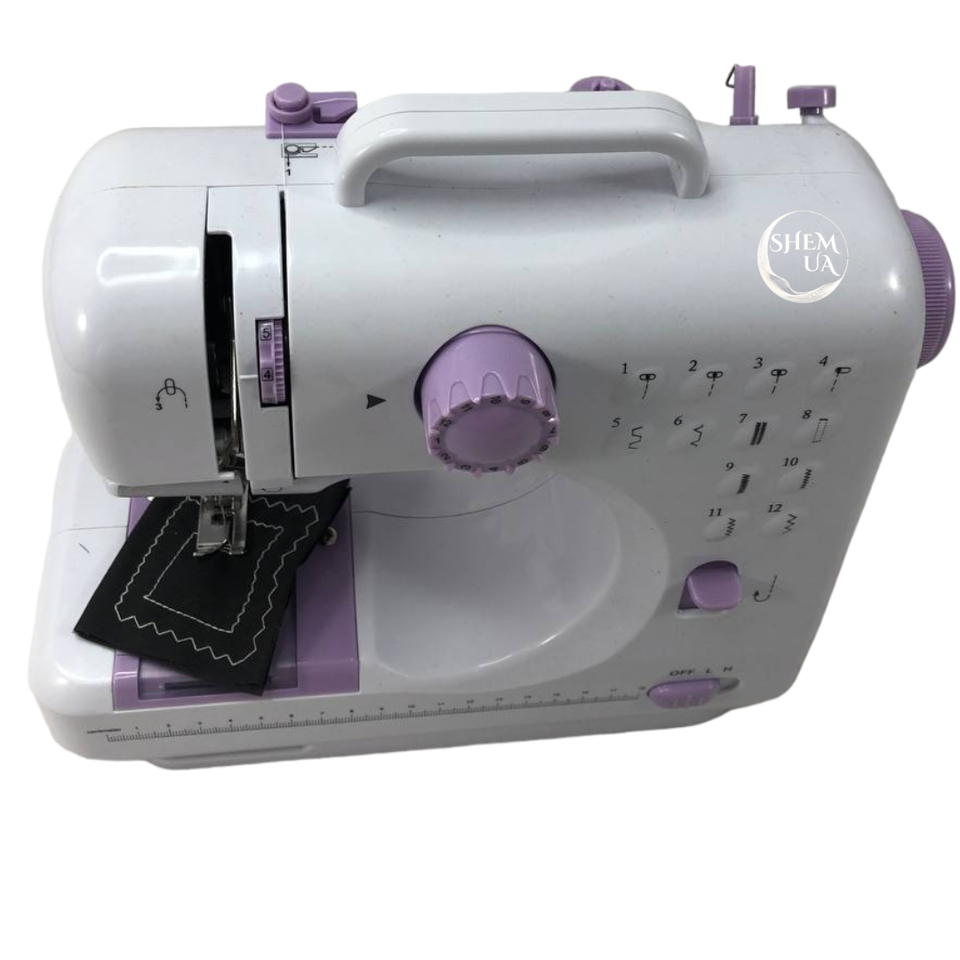 Швейная машинка электрическая Sewing Machine 505 портативная 12 программ Белый (WLSM 505) - фото 11