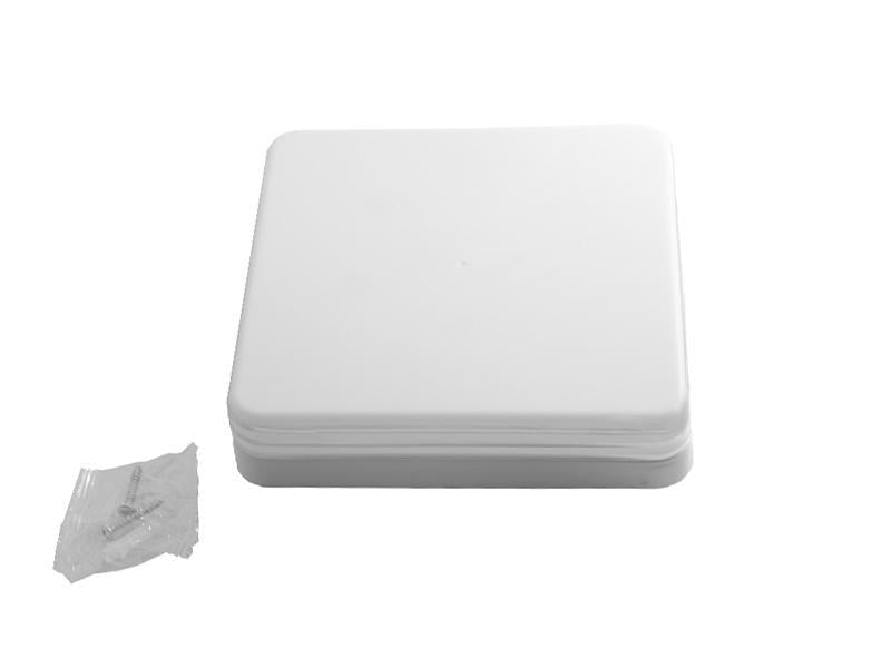 Светильник светодиодный накладной AVT квадратный 24 Вт IP44 Silver (25232243)