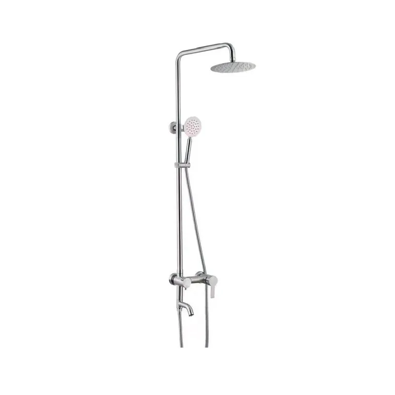 Душевая система с смесителем Champion SAP-009-J из нержавеющей стали Стальной (CH6163)