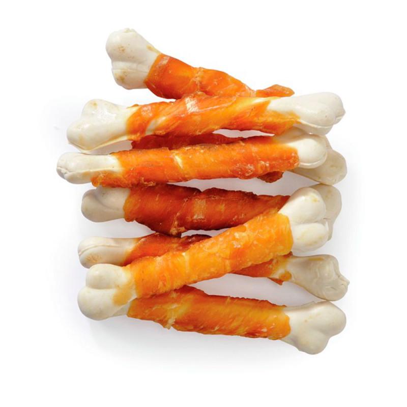 Лакомства для собак для дрессировки и поощрения Camon куриные косточки 8 см 80 г (2731031065) - фото 2