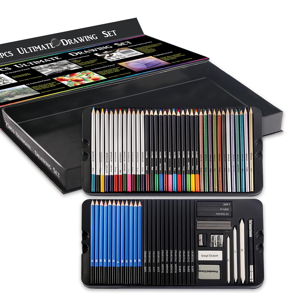 Большой набор для рисования карандаши 75 пр. Art Planet - фото 5 Большой набор для рисования карандаши 75 пр. Art Planet - фото 5