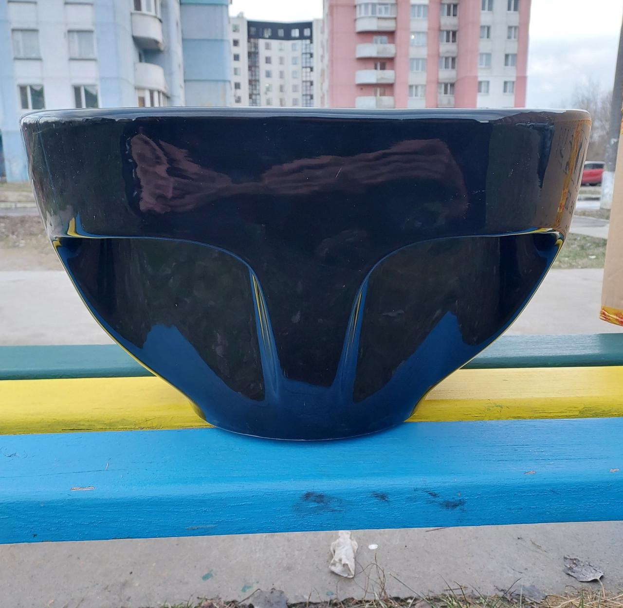 Раковина до перукарської мийки ДенІС professional СОЛО/SOLO 0356 керамічна Чорний (1453070727) - фото 4 Раковина до перукарської мийки ДенІС professional СОЛО/SOLO 0356 керамічна Чорний (1453070727) - фото 4