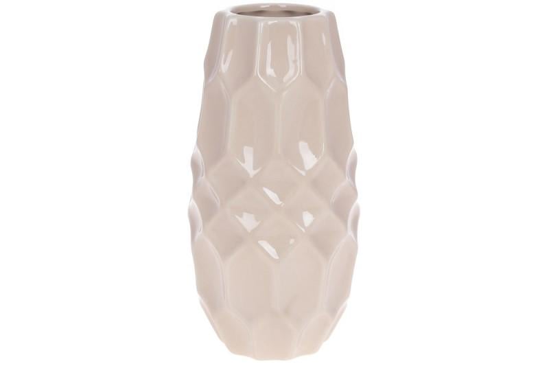 Ваза керамическая BonaDi 733471 20 см Бежевый (100261) Ваза керамическая BonaDi 733471 20 см Бежевый (100261)