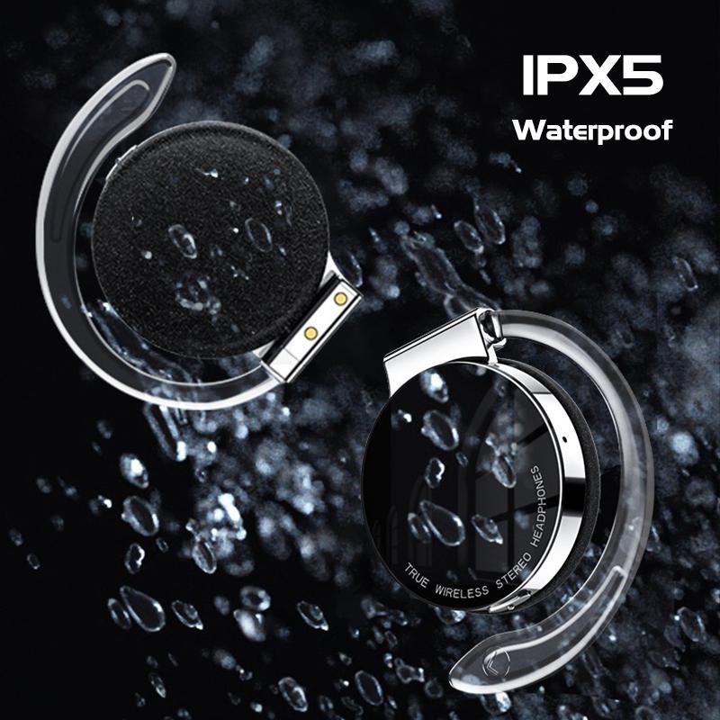 Навушники F2 бездротові водонепроникні із зарядним кейсом Чорний - фото 9 Навушники F2 бездротові водонепроникні із зарядним кейсом Чорний - фото 9