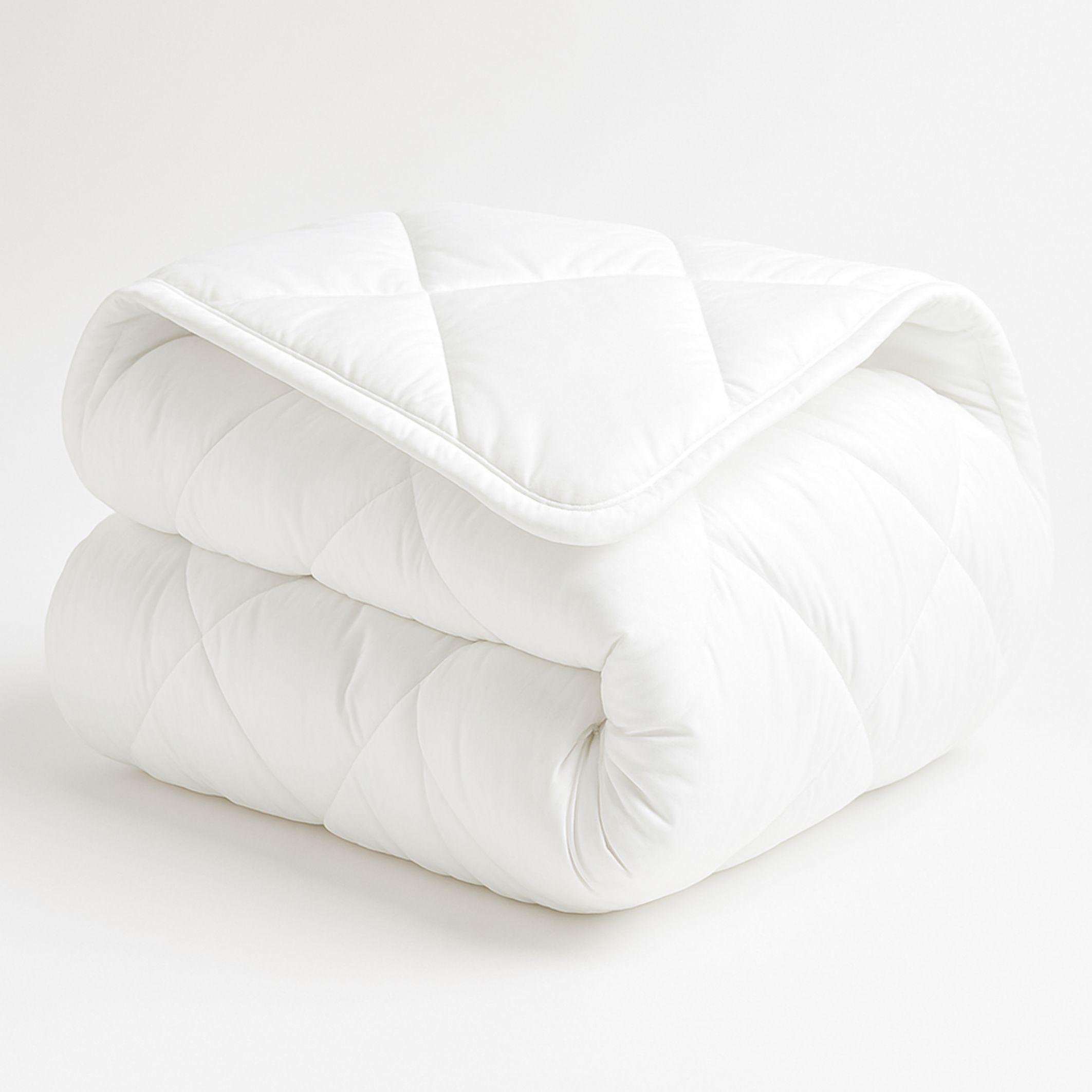 Ковдра зимова IDEIA антиалергенна тепла для готелів та дому євро 200х220 см Білий