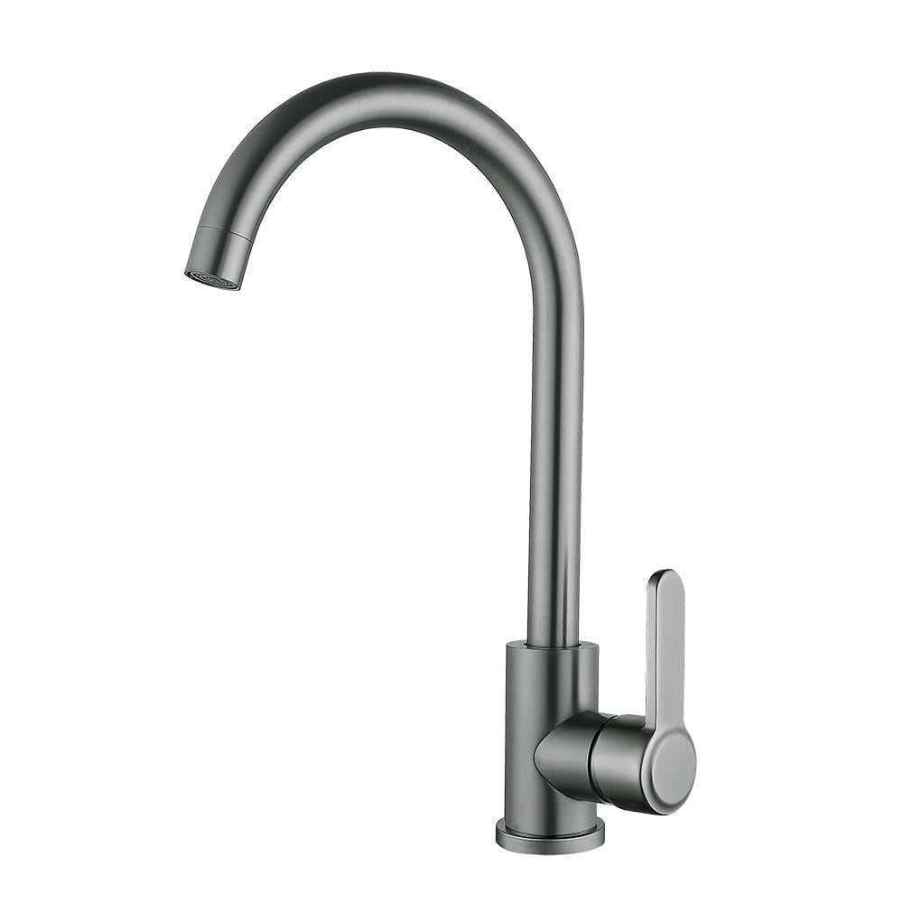 Смеситель для кухни Wezer EKO4K-09-GUNGREY поворотный излив нержавеющая сталь/оружейная сталь Ø 35 мм (1055191) Смеситель для кухни Wezer EKO4K-09-GUNGREY поворотный излив нержавеющая сталь/оружейная сталь Ø 35 мм (1055191)