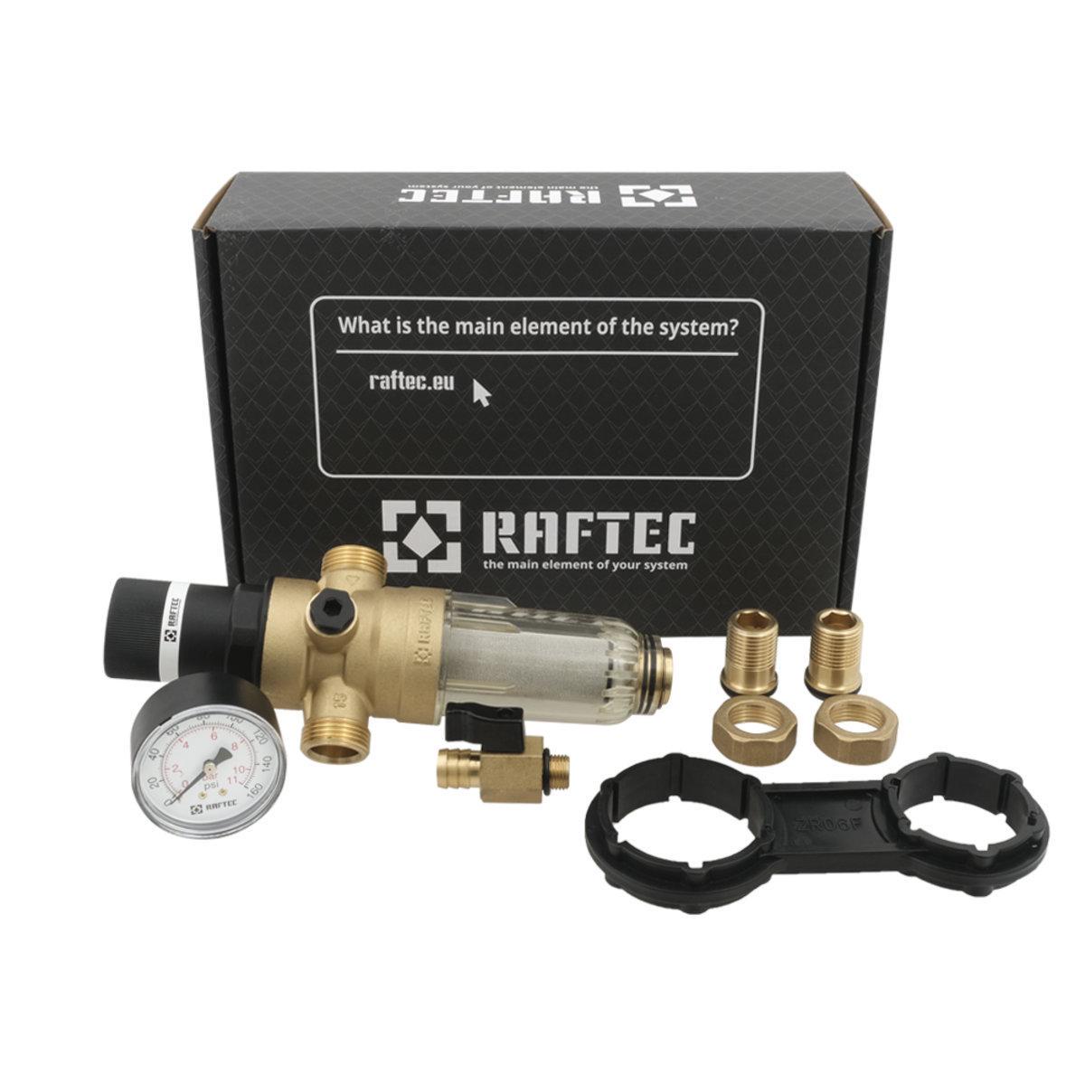 Фільтр самопромивний Raftec RCFR01-C з редуктором 1/2" (SW-89999) - фото 6