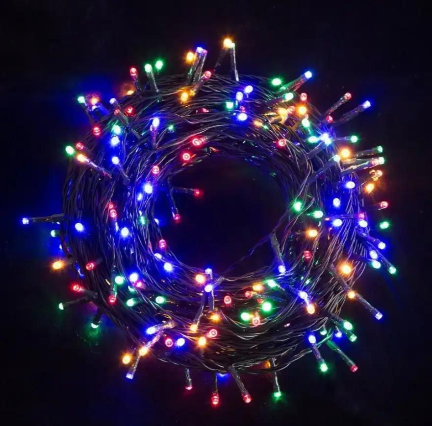 Гирлянда новогодняя внутренняя UKC RD-7130-5 200 LED 18 м Микс