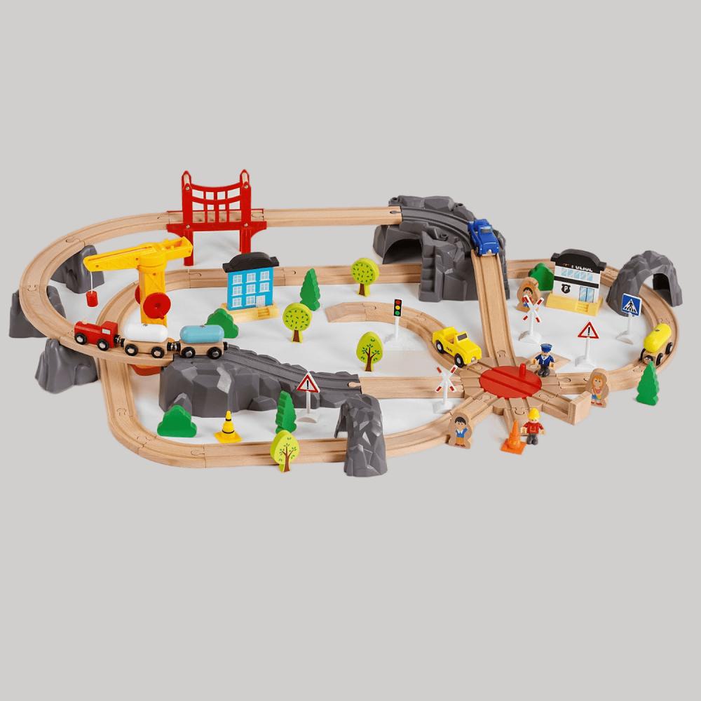 Железная дорога 80 Pieces Train Set Multicolor (106058)