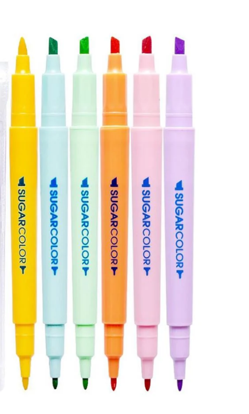 Набор маркеров Bambi на водной основе 6 цветов Разноцветный (WM-231-M-19)