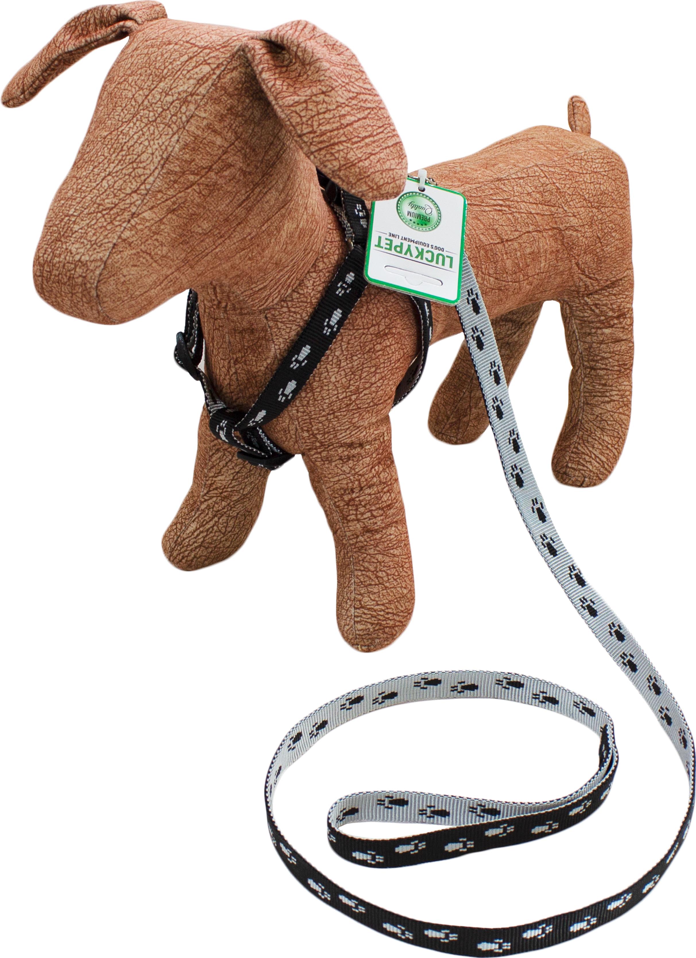 Комплект капроновый Lucky Pet Лапки 1,6/28-39/31-48 см Черный/Серый (4820224219486)