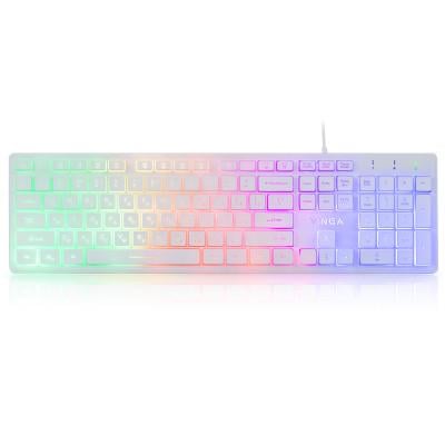 Клавіатура Vinga KB410 White (36266550)