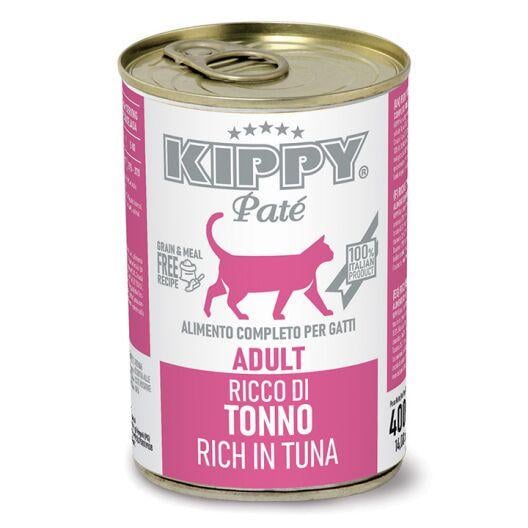 Корм влажный KIPPY Pate Cats Tuna для взрослых кошек с тунцем в виде паштета 400 г (1958)