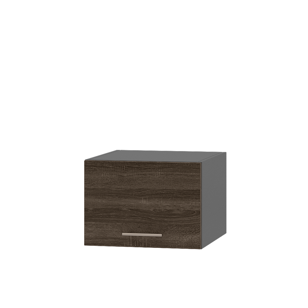 Шафа верхня Еверест Оптіма модуль Верх В21-500 50х57х36 см Дуб Сонома Трюфель/Антрацит (08264)