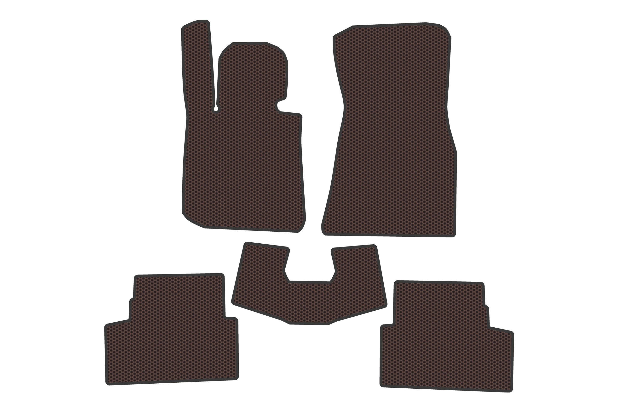 Коврики резиновые Digital Designs Carsuit BMW 4 серия G22/23/26 2020- г. Коричневый (185309)