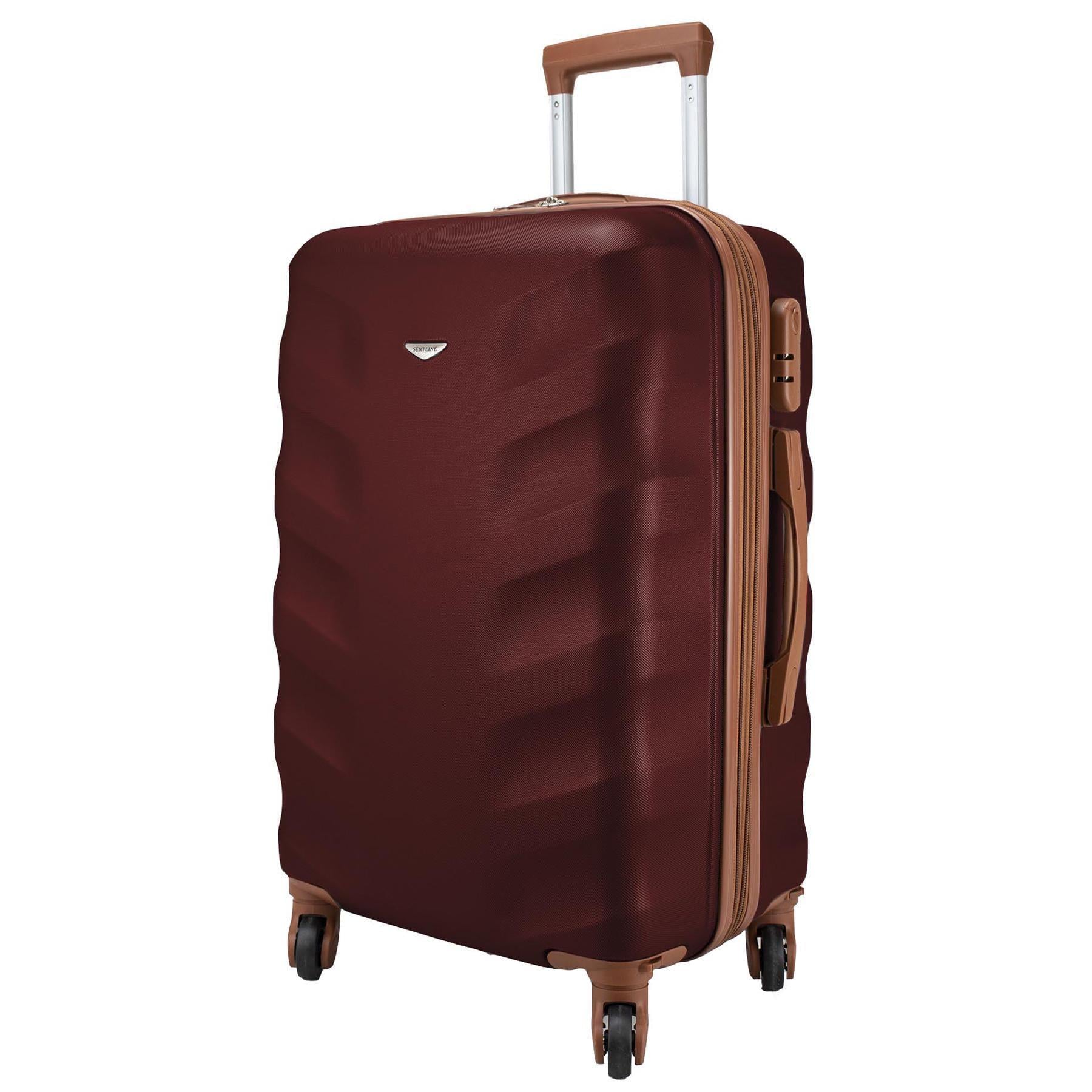 Чемодан средний Semi Line 24" ABS-Plastic M Burgundy (T5708-2)